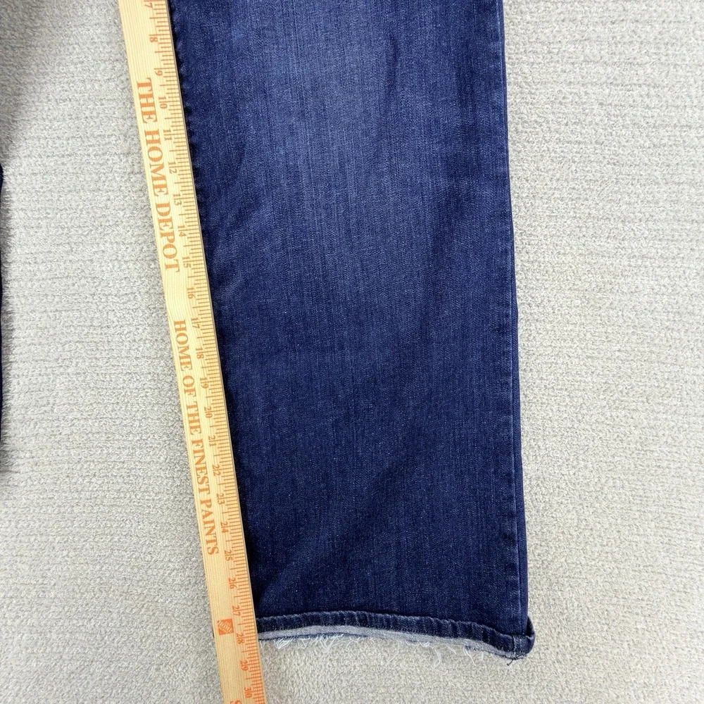 FRAME Le Palazzo Crop Jeans Womens 30 Guilty Wide Leg High Rise Blue